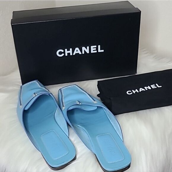 💯 Authentic Chanel Mule Size 37 🍀 - Picture 3 of 16